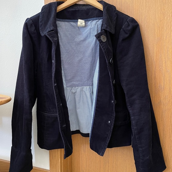 J.Crew Crop Ribbed Swing Jacket - Picture 3 of 3